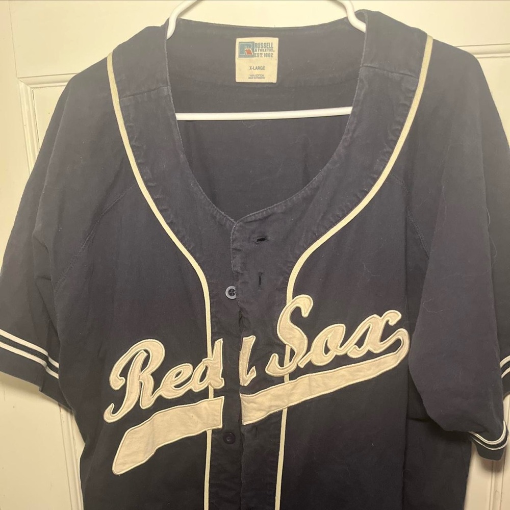Russell Red Sox Navy Jersey